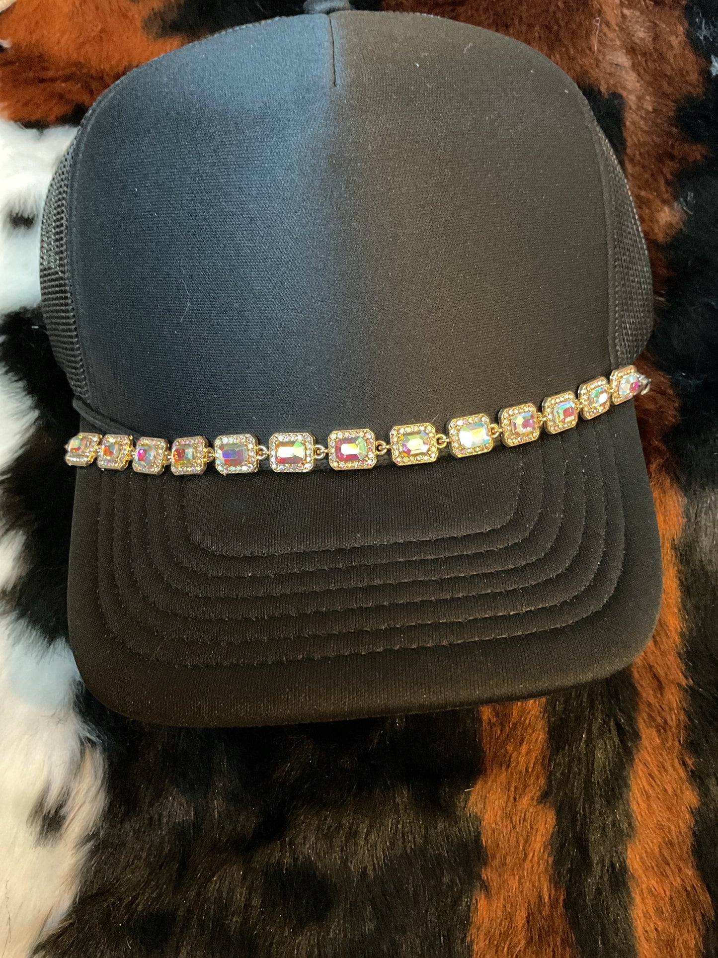 Gold Sparkle Hat Chain