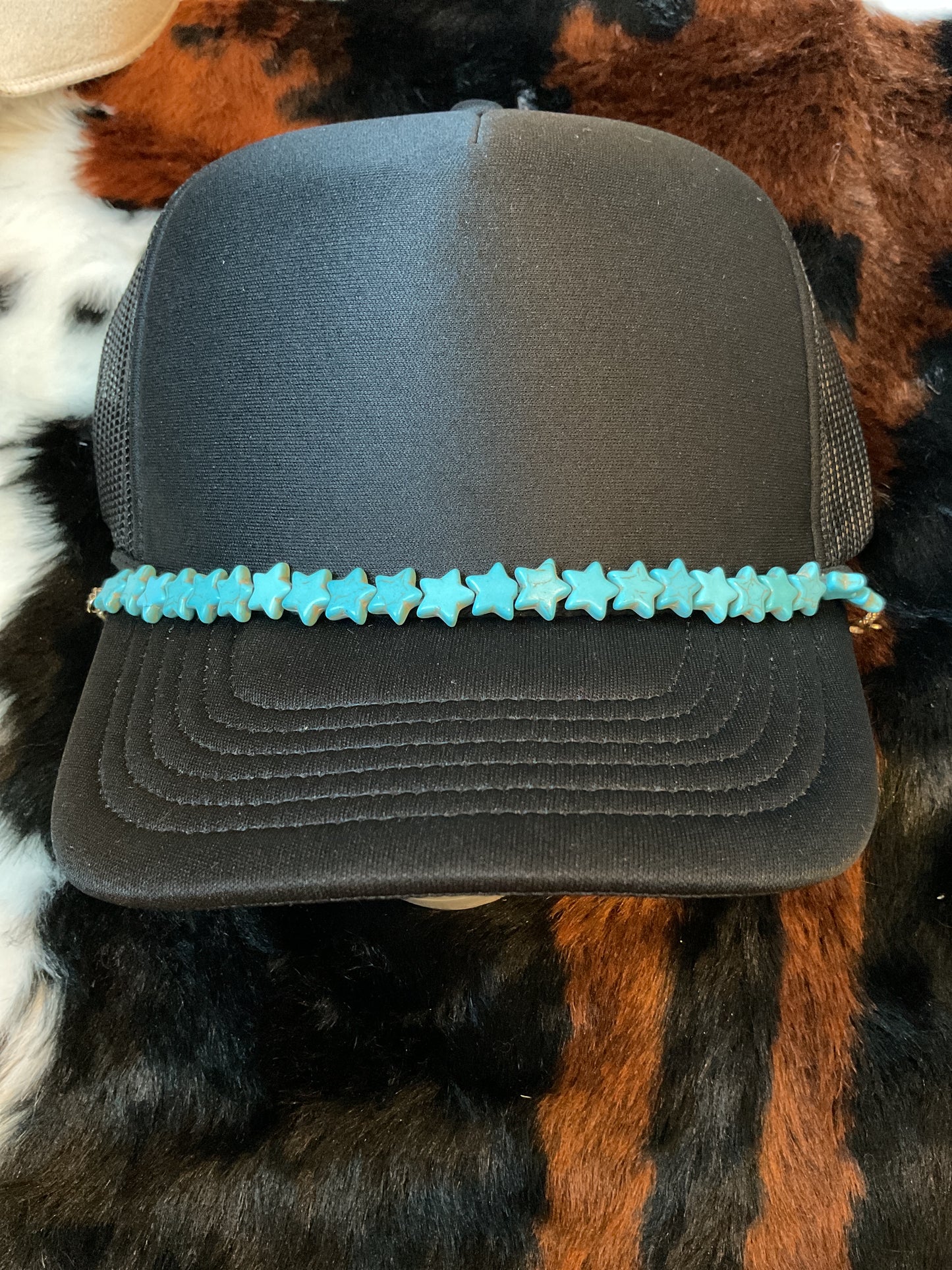 Turquoise Star Hat Chain