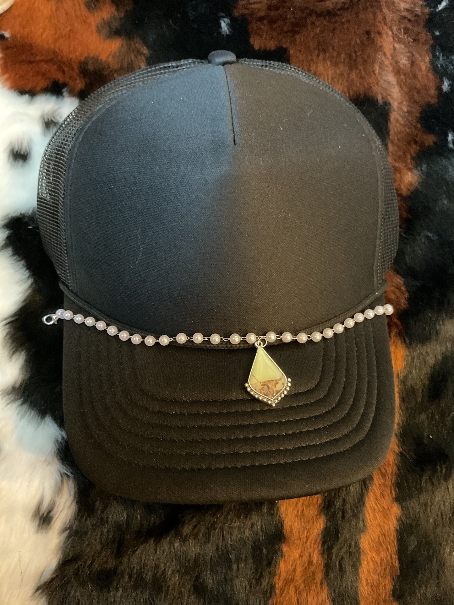 Pearl Hat Chain