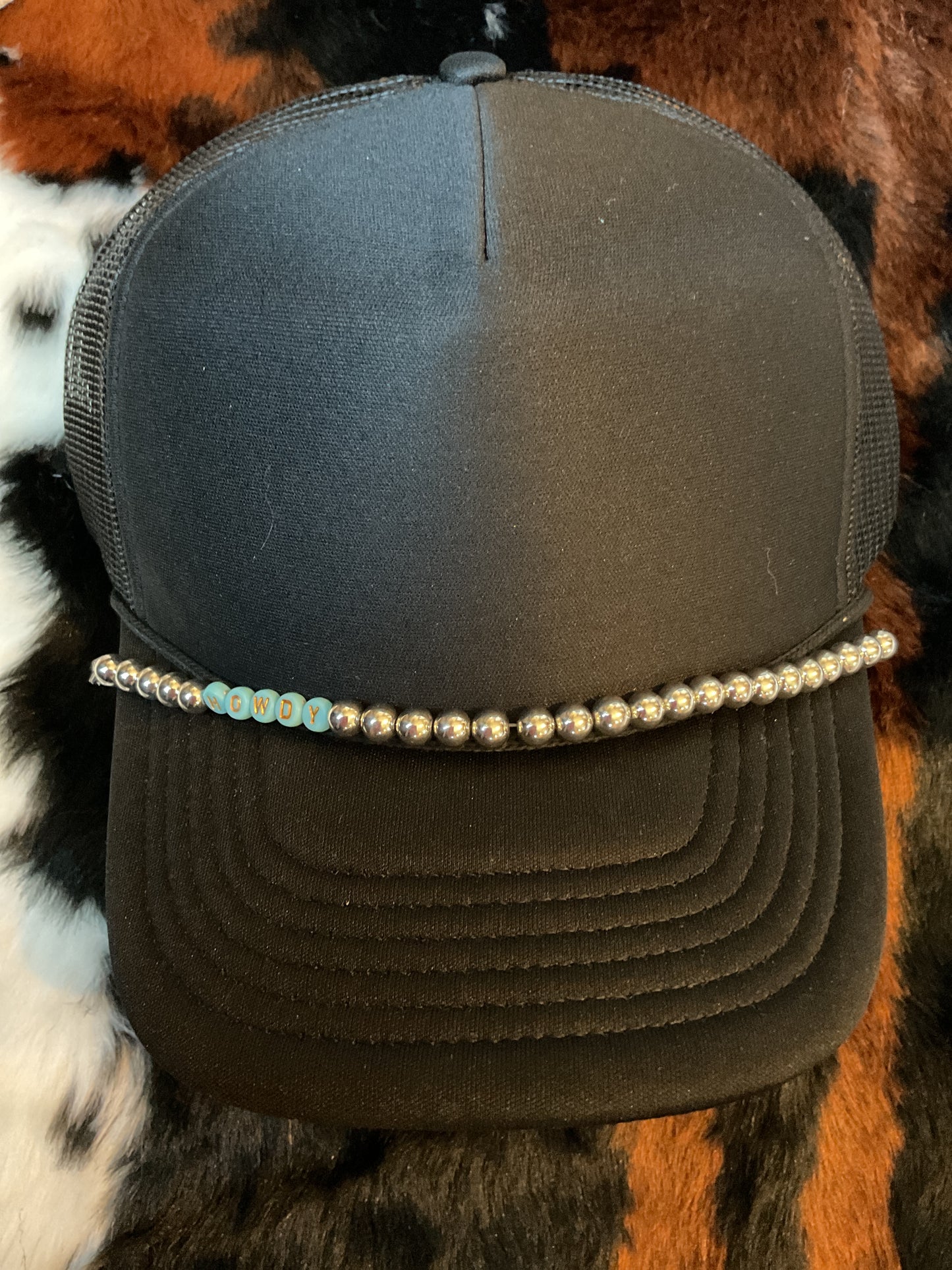 Silver Howdy Hat Chain