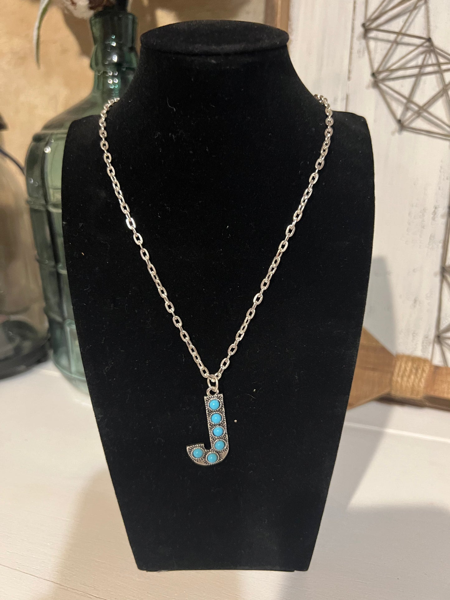 Western Initial Necklace