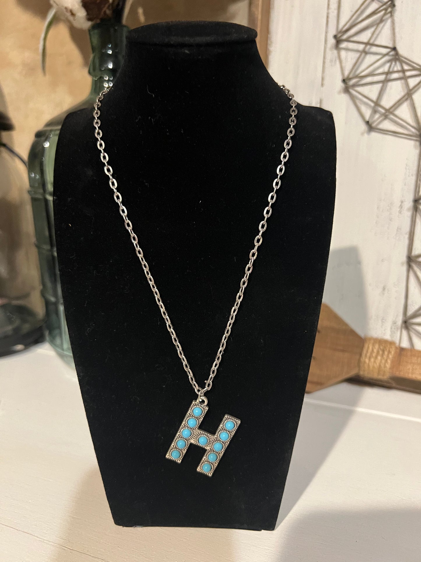 Western Initial Necklace