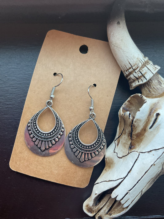Vintage Silver Dangle Earrings