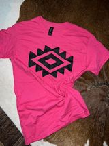 Pink Aztec Tee