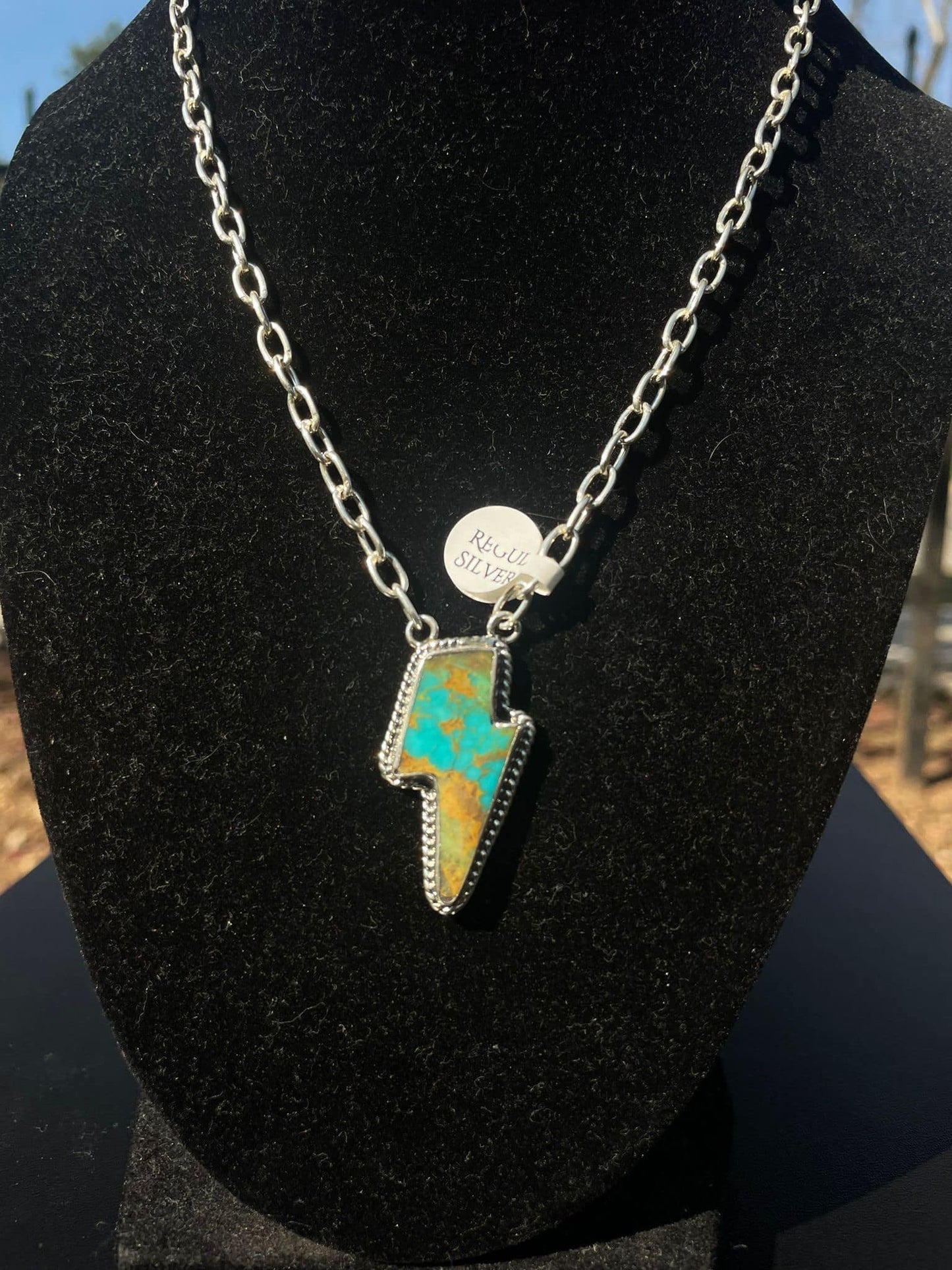 RS Lightning Bolt Necklace