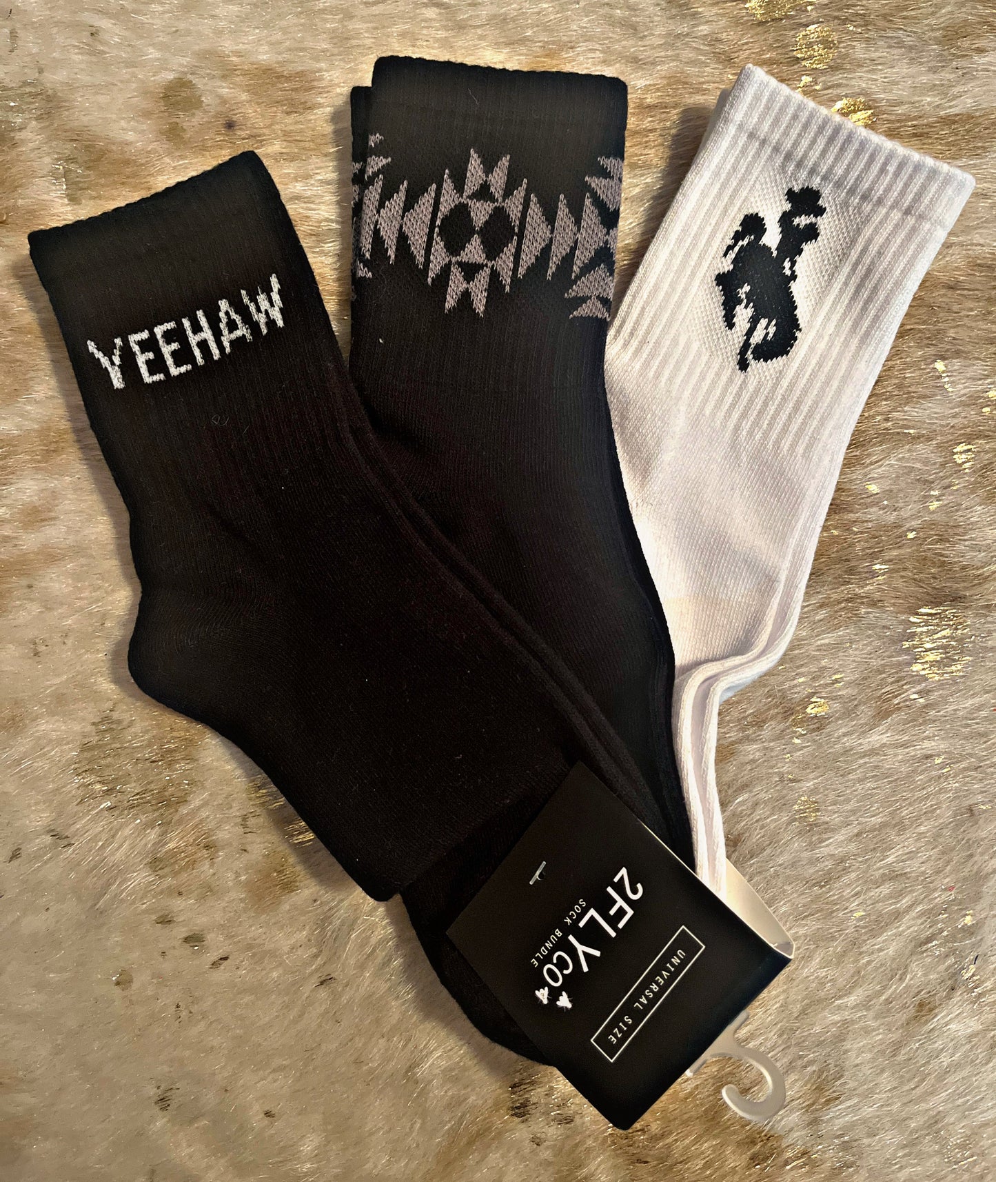 Black and White Sock Set