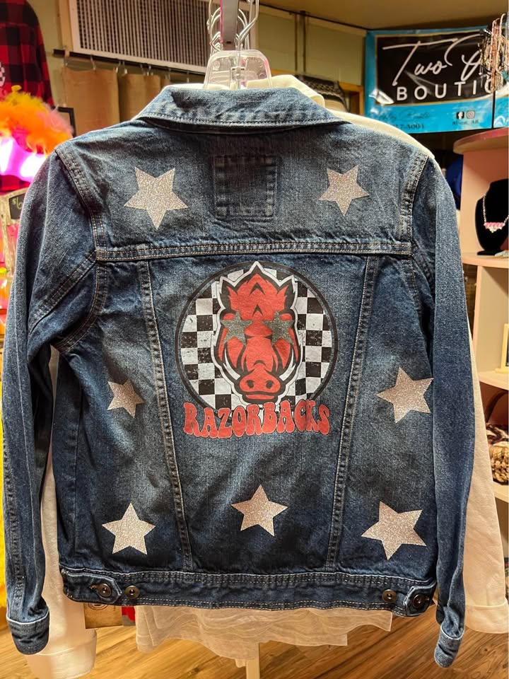 Razorback Star Jean Jacket