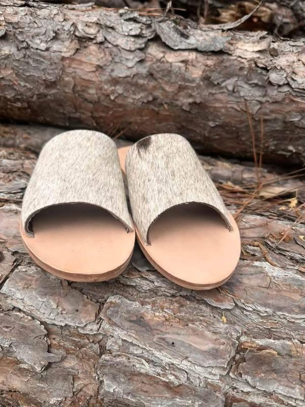 Agave Sky Leather Sandals