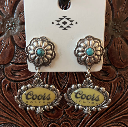 Coors Concho Earrings