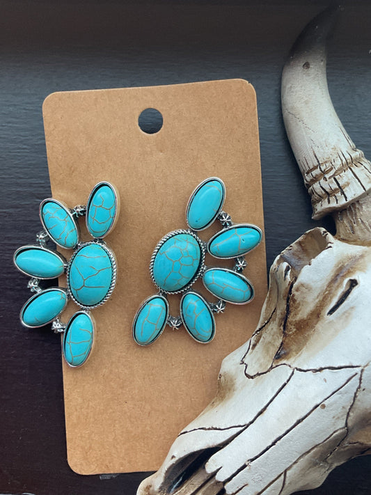 Turquoise Sunrise Earrings
