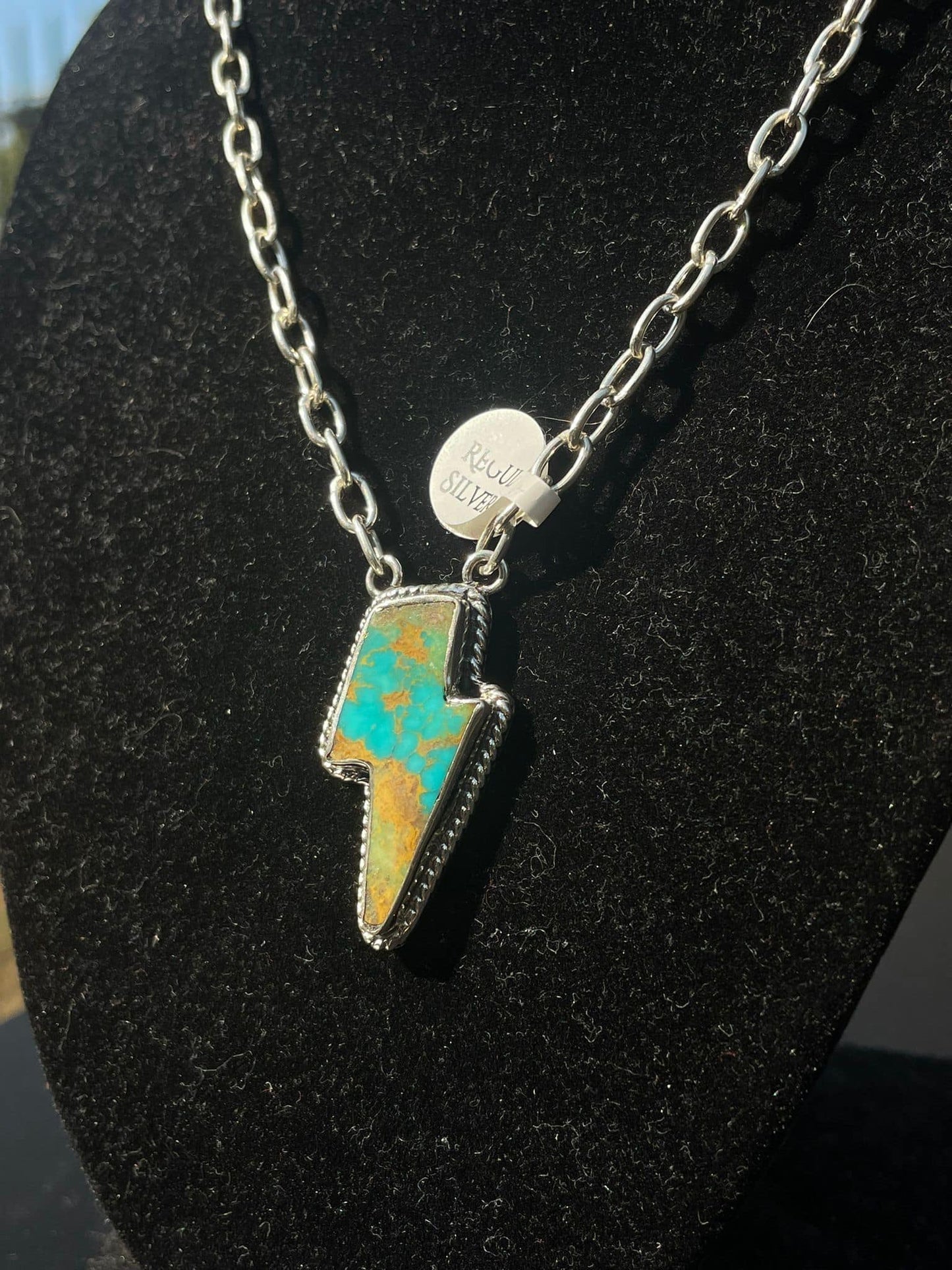 RS Lightning Bolt Necklace