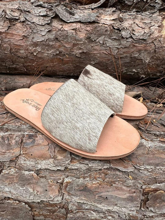 Agave Sky Leather Sandals