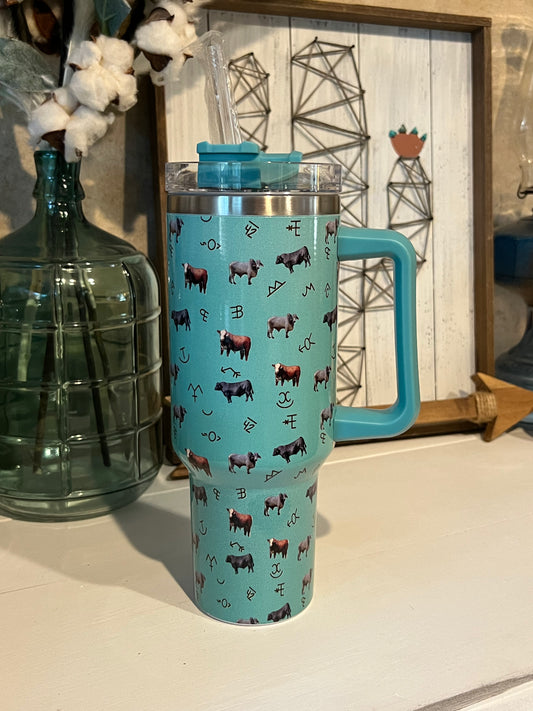 Cattle Brand Tumbler