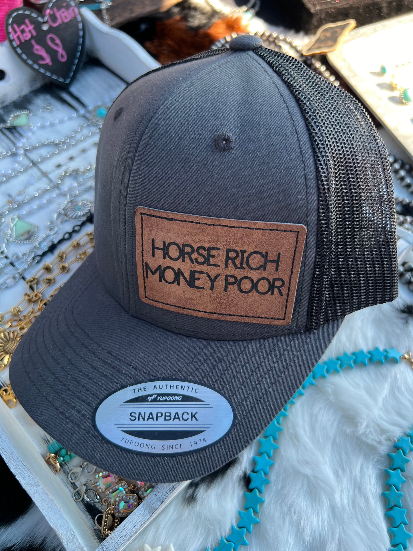 Horse Rich Money Poor Hat