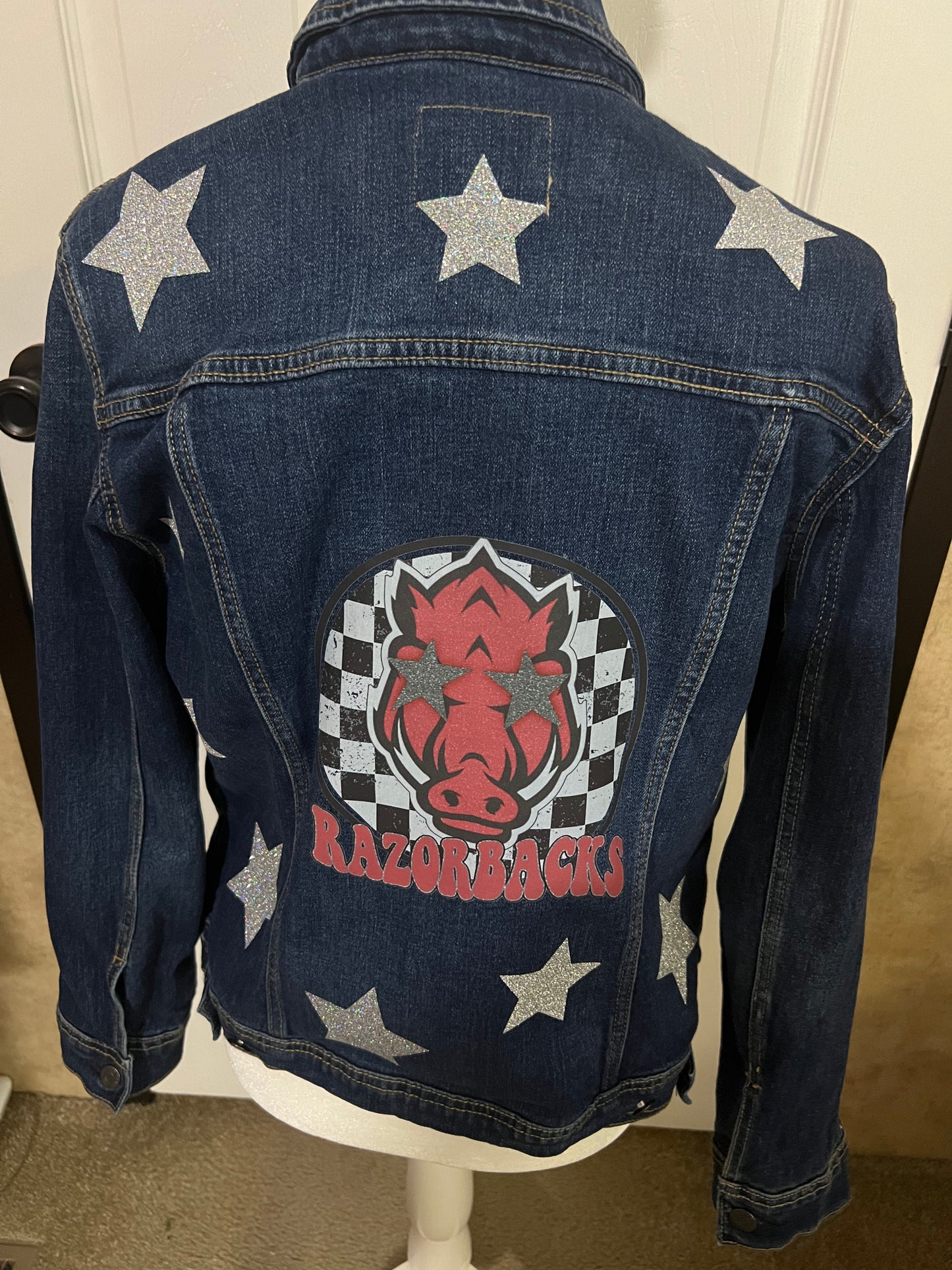 Razorback Star Jean Jacket