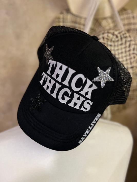 THICK THIGHS TRUCKER HAT