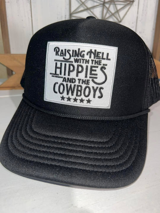RAISING HELL WITH THE HIPPIES AND THE COWBOYS TRUCKER