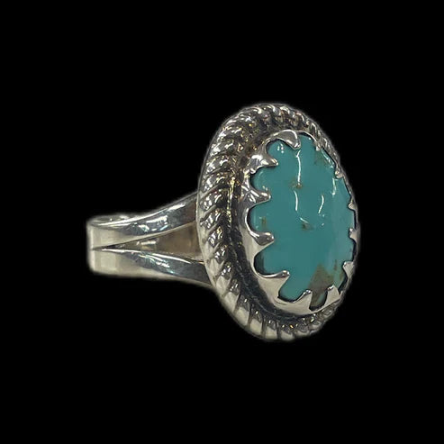 RS Round Turquoise Ring